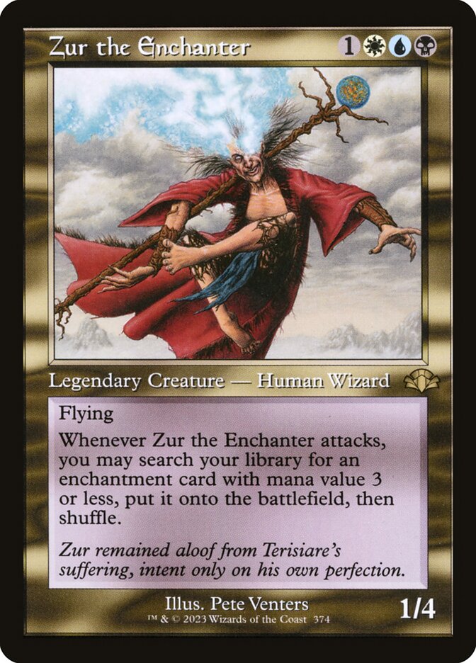 Zur the Enchanter Retro Frame 374 (Dominaria Remastered)  - Retro | Good Games Morley