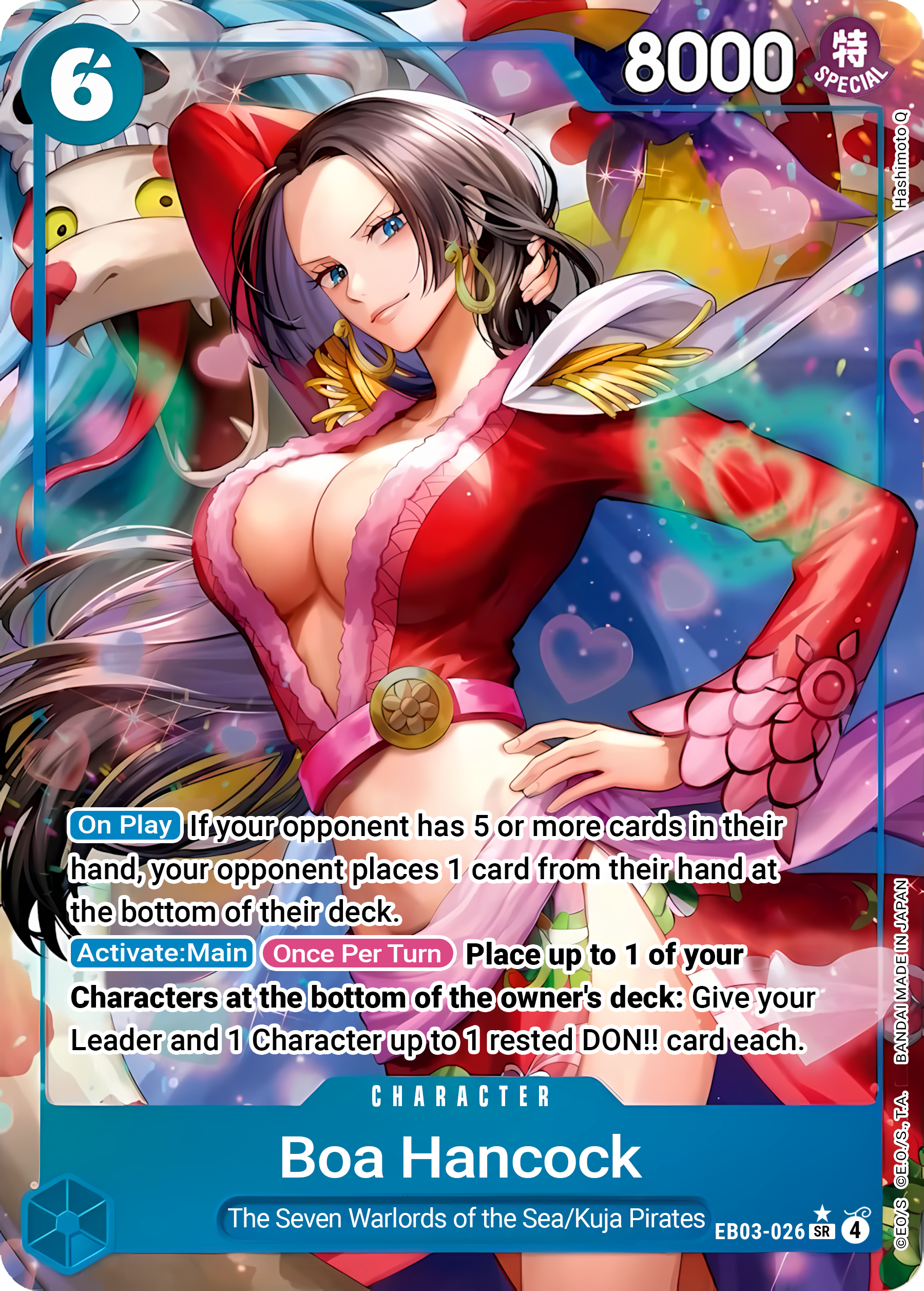 Boa Hancock EB03-026 ()  - Alternate Art Foil | Good Games Morley