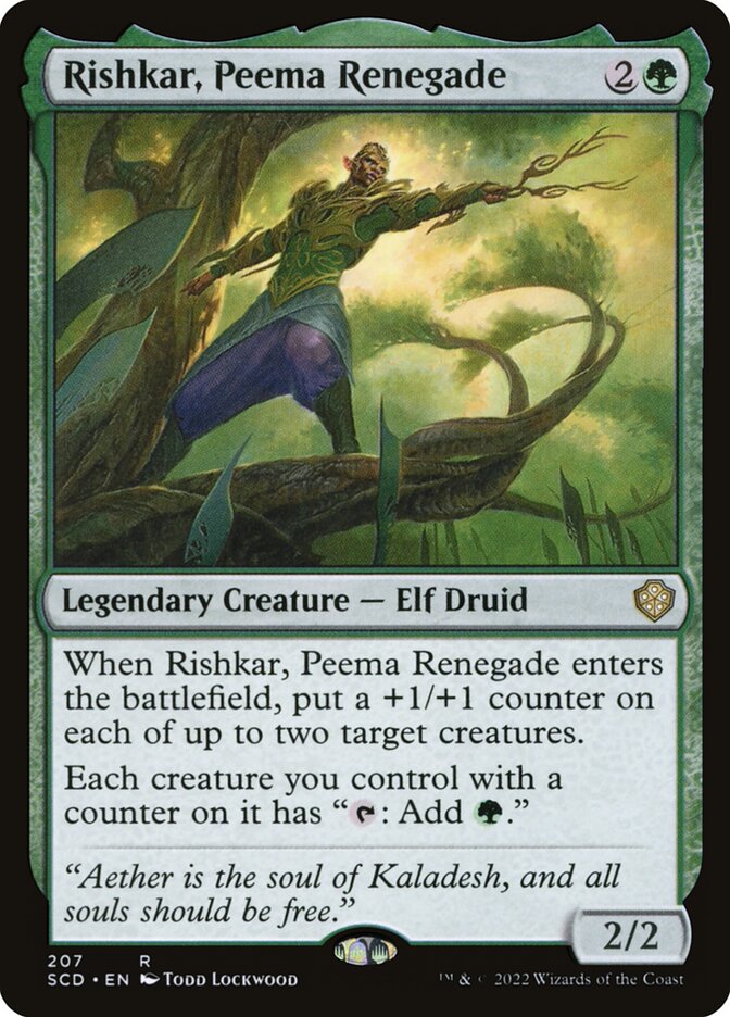 Rishkar, Peema Renegade 207/352 (Starter Commander Decks)  | Good Games Morley