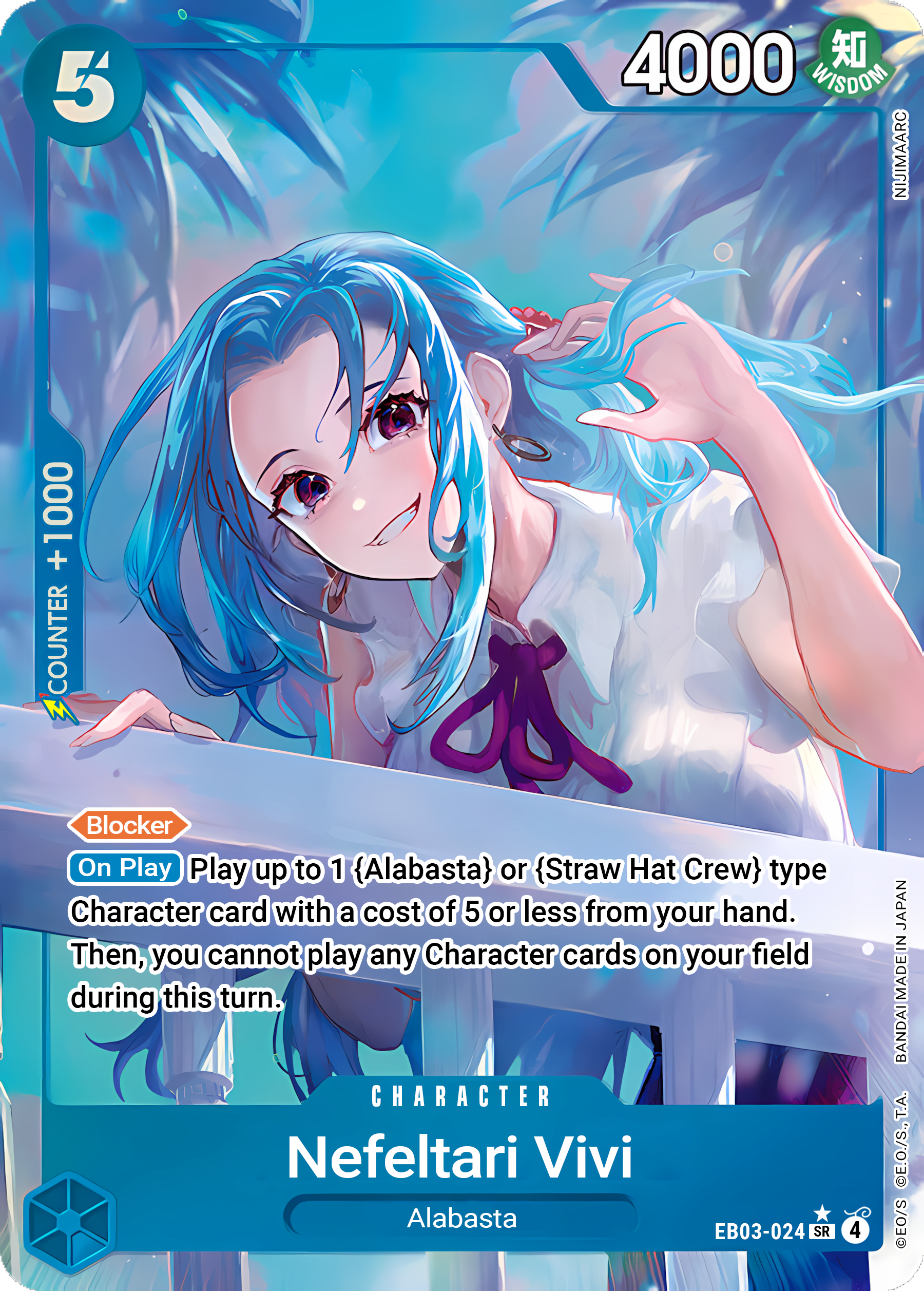 Nefeltari Vivi EB03-024 (Extra Booster: One Piece Heroines Edition)  - Alternate Art Foil | Good Games Morley