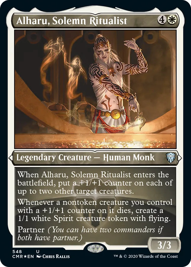 Alharu, Solemn Ritualist 548 (Commander Legends)  - Etched Foil | Good Games Morley