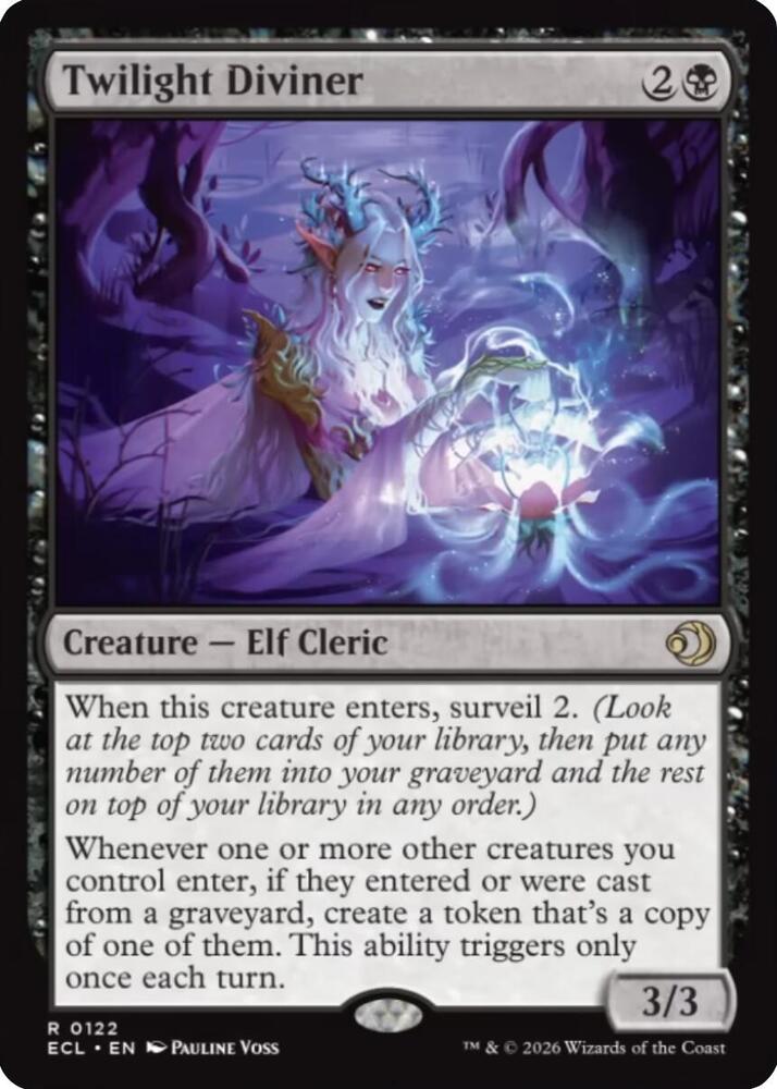 Twilight Diviner 122 (Lorwyn Eclipsed)  - Foil | Good Games Morley