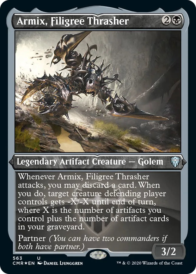 Armix, Filigree Thrasher 563 (Commander Legends)  - Etched Foil | Good Games Morley