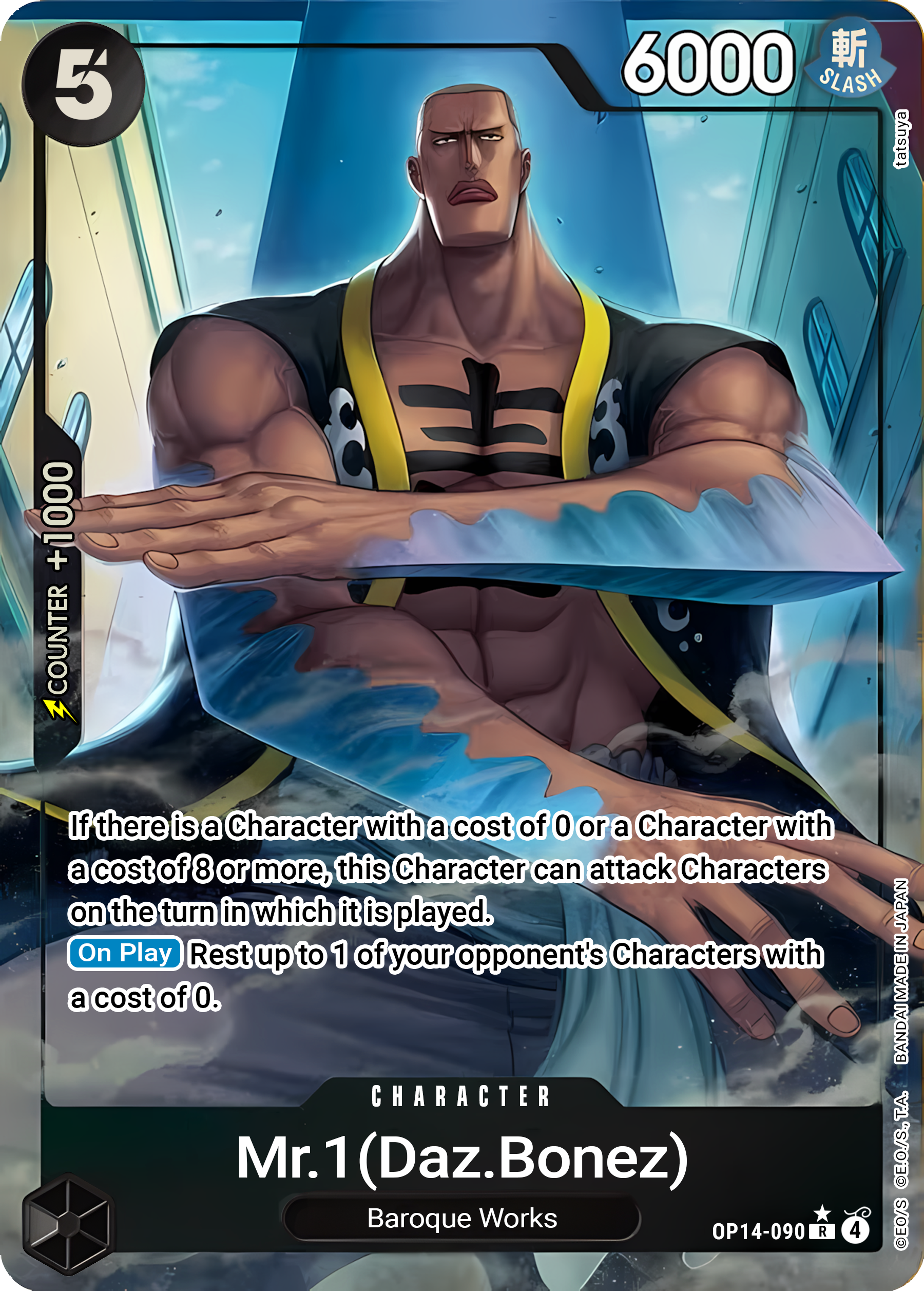 Mr.1 (Daz.Bonez) OP14-090 ()  - Alternate Art Foil | Good Games Morley