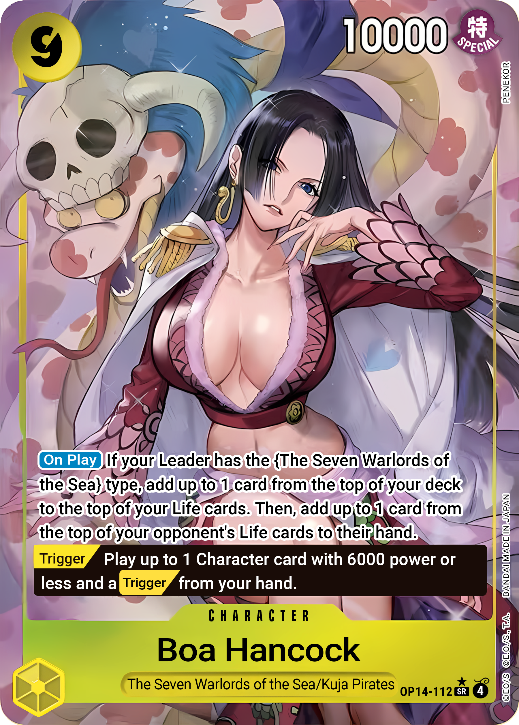 Boa Hancock OP14-112 (The Azure Sea's Seven)  - Alternate Art Foil | Good Games Morley
