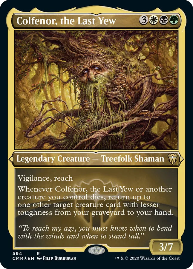 Colfenor, the Last Yew 594 (Commander Legends)  - Etched Foil | Good Games Morley