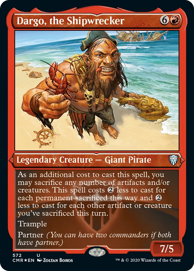 Dargo, the Shipwrecker 572 (Commander Legends)  - Etched Foil | Good Games Morley