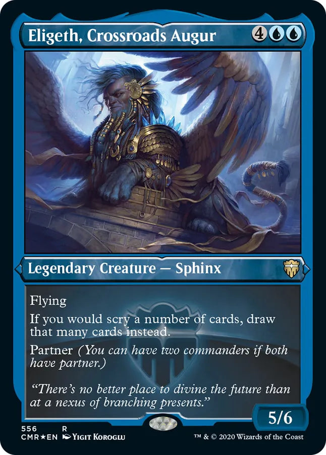 Eligeth, Crossroads Augur 556 (Commander Legends)  - Etched Foil | Good Games Morley