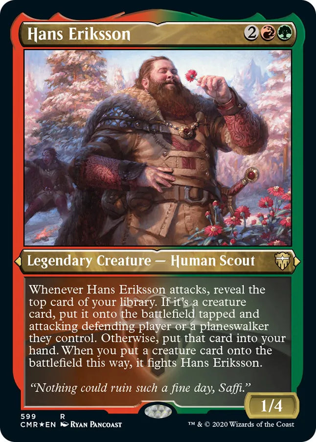 Hans Eriksson 599 (Commander Legends)  - Etched Foil | Good Games Morley