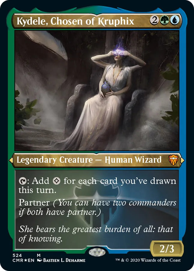 Kydele, Chosen of Kruphix 524 (Commander Legends)  - Etched Foil | Good Games Morley