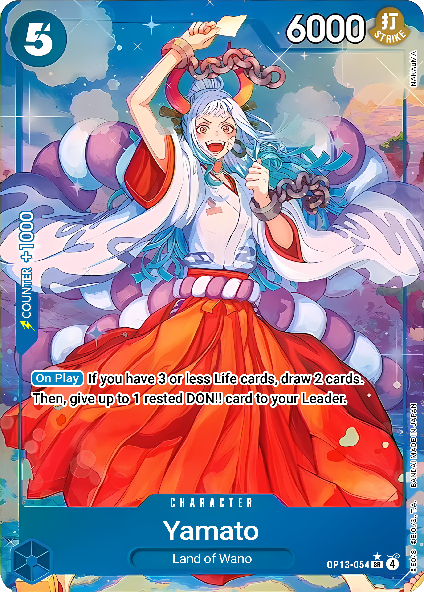 Yamato OP13-054 (Carrying On His Will)  - Alternate Art Foil | Good Games Morley