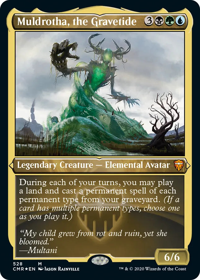 Muldrotha, the Gravetide 528 (Commander Legends)  - Etched Foil | Good Games Morley