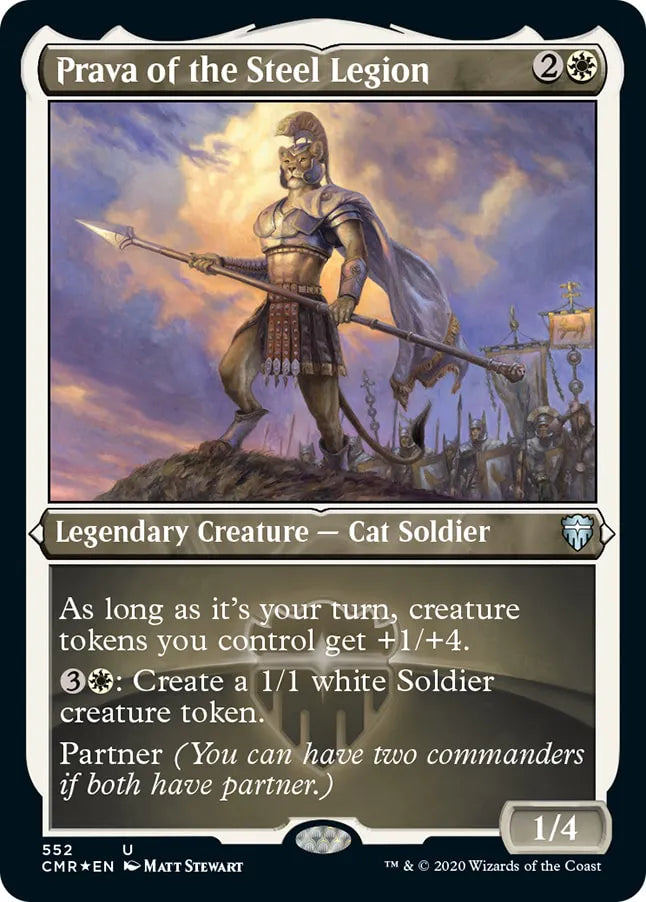 Prava of the Steel Legion 552 (Commander Legends)  - Etched Foil | Good Games Morley
