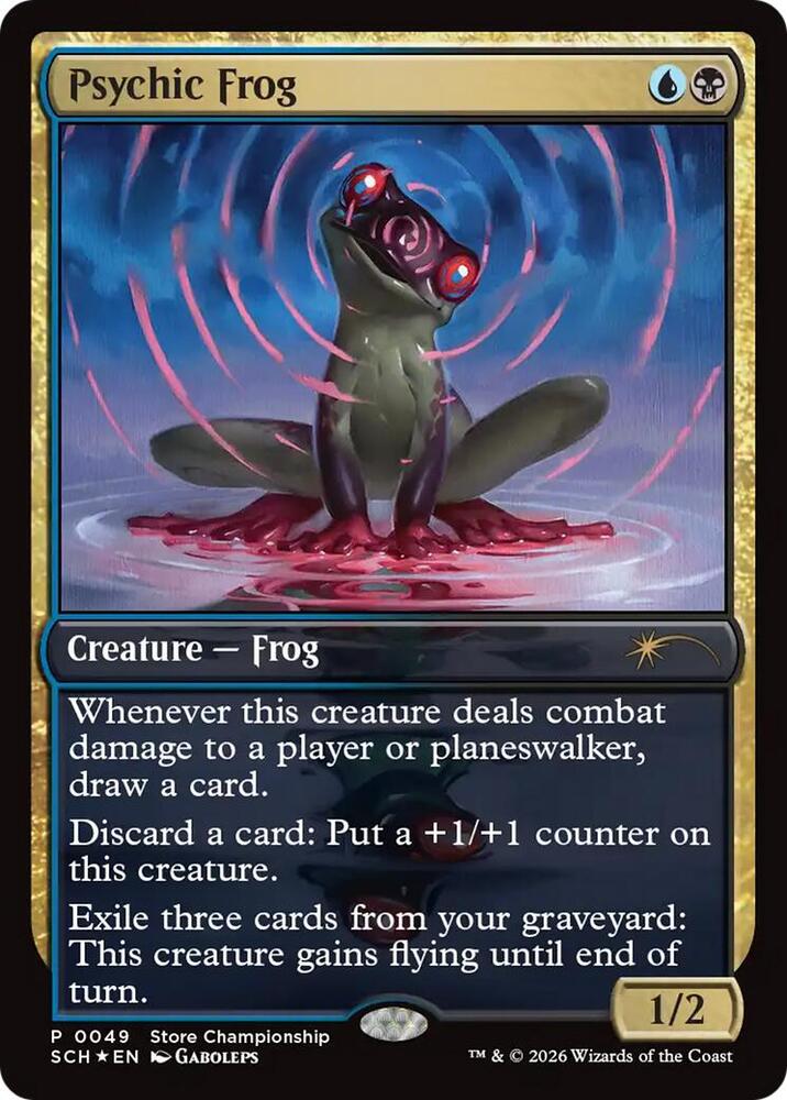 Psychic Frog 49 (Game Day & Store Championship Promos)  - Foil | Good Games Morley