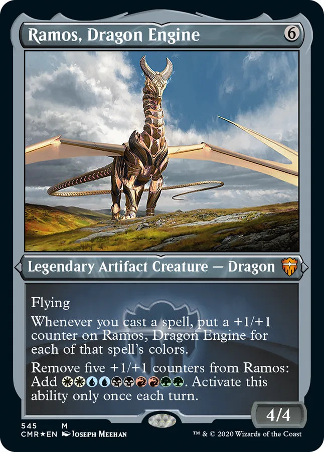 Ramos, Dragon Engine 545 (Commander Legends)  - Etched Foil | Good Games Morley