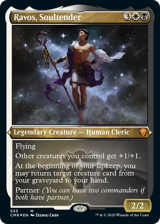 Ravos, Soultender 533 (Commander Legends)  - Etched Foil | Good Games Morley