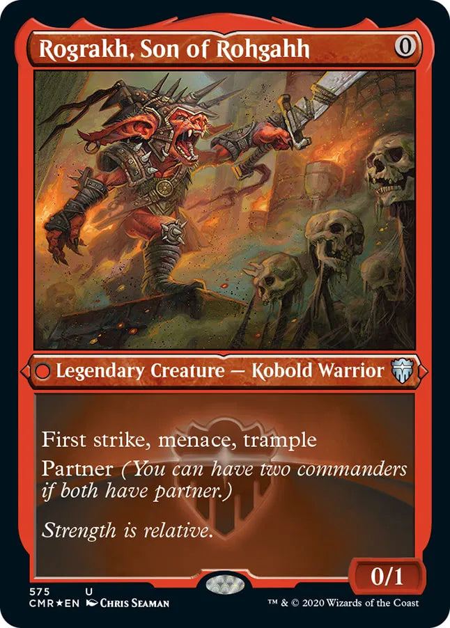 Rograkh, Son of Rohgahh 575 (Commander Legends)  - Etched Foil | Good Games Morley