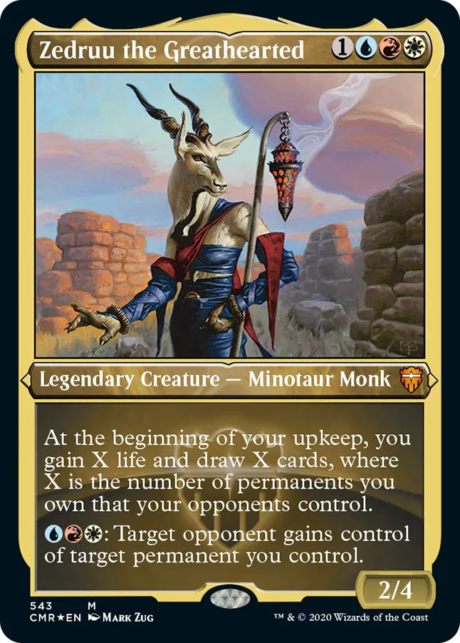 Zedruu the Greathearted 543 (Commander Legends)  - Etched Foil | Good Games Morley