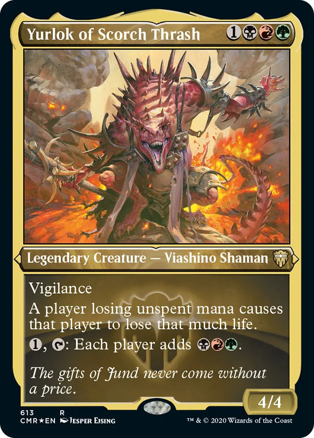 Yurlok of Scorch Thrash 613 (Commander Legends)  - Etched Foil | Good Games Morley