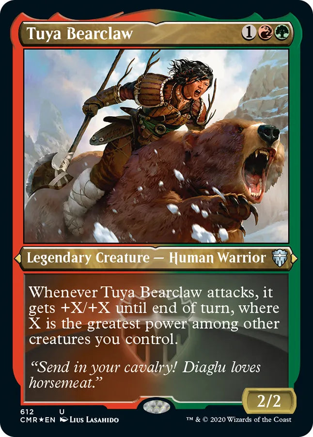 Tuya Bearclaw 612 (Commander Legends)  - Etched Foil | Good Games Morley