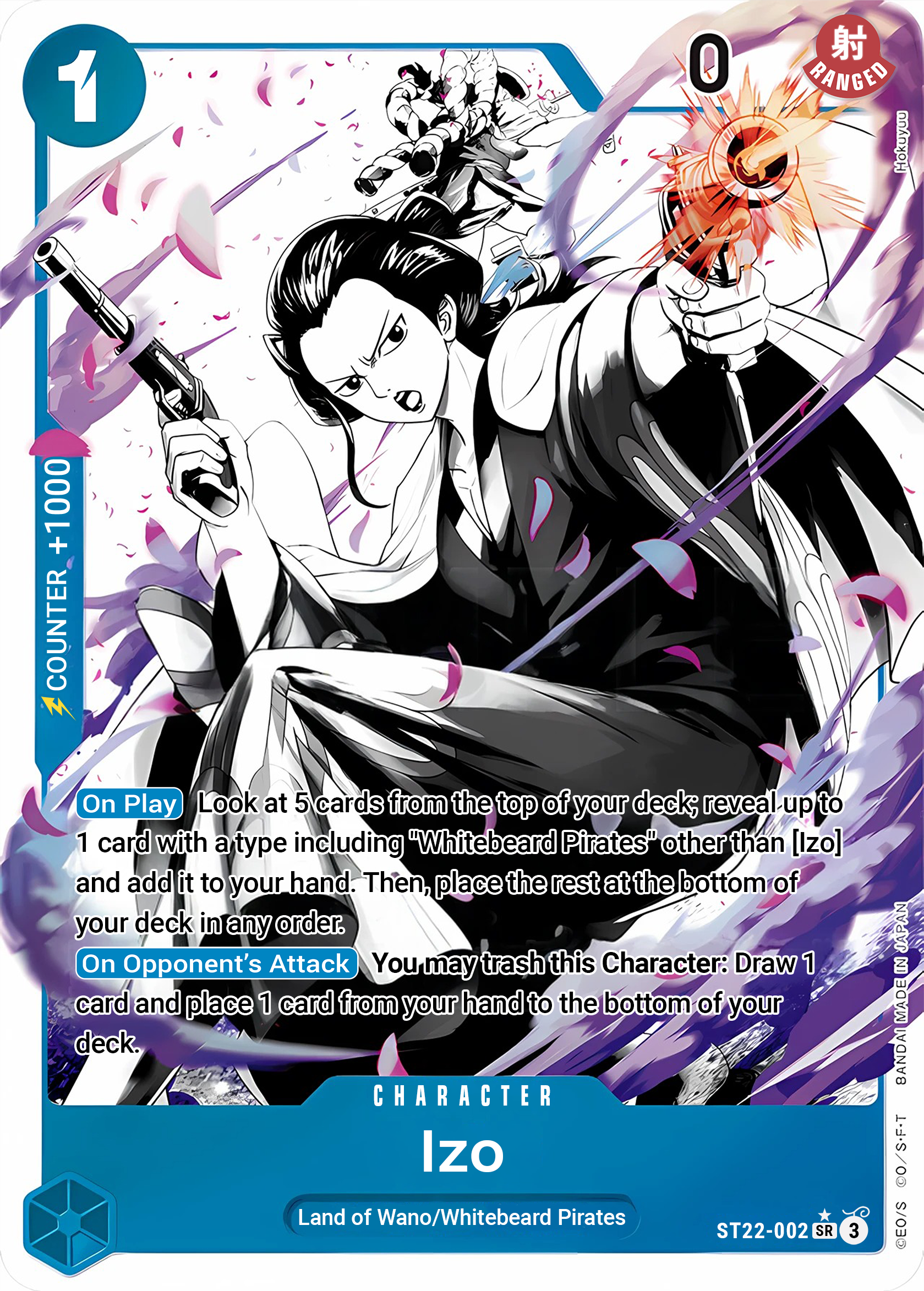 Izo ST22-002 (Starter Deck 22: Ace & Newgate)  - Parallel Foil | Good Games Morley