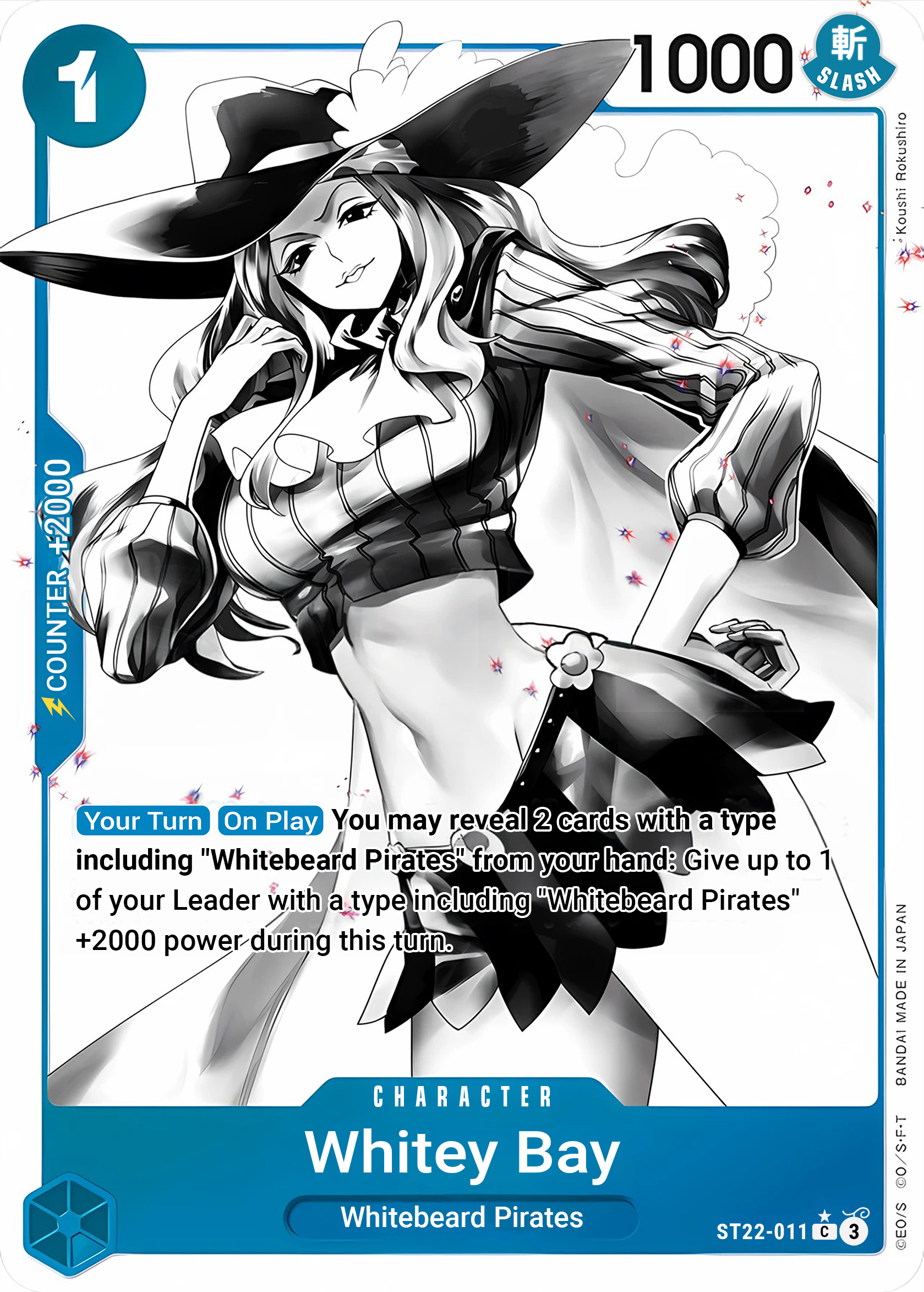 Whitey Bay ST22-011 (Starter Deck 22: Ace & Newgate)  - Parallel Foil | Good Games Morley