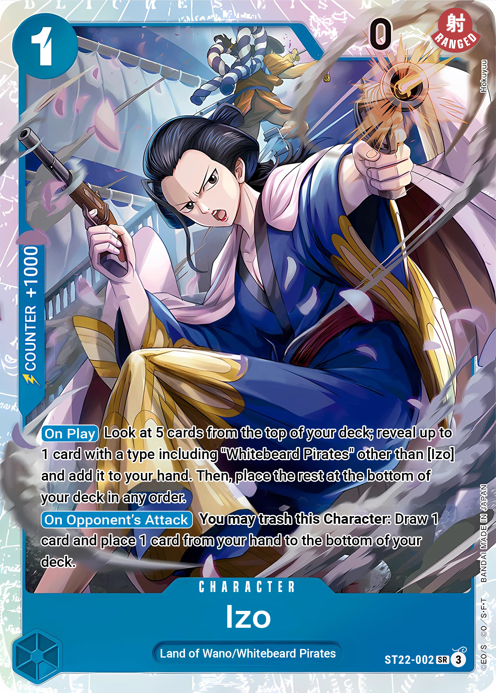 Izo ST22-002 (Starter Deck 22: Ace & Newgate)  - Foil | Good Games Morley