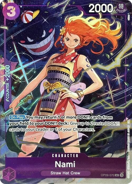 Nami (PCC Vol.4) OP09-070 (One Piece Promotion Cards)  - Alternate Art Foil | Good Games Morley