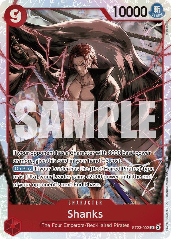Shanks ST23-002 (Starter Deck 23: RED Shanks)  - Foil | Good Games Morley