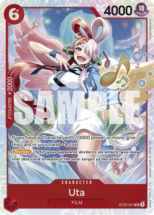 Uta ST23-001 (Starter Deck 23: RED Shanks)  - Foil | Good Games Morley