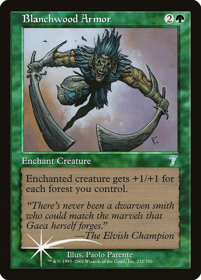 Blanchwood Armor 232★/350 (7th Edition)  - Foil | Good Games Morley