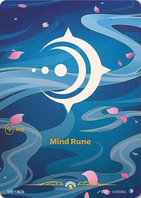 Mind Rune R03b R03b (Spiritforged)  - Foil | Good Games Morley