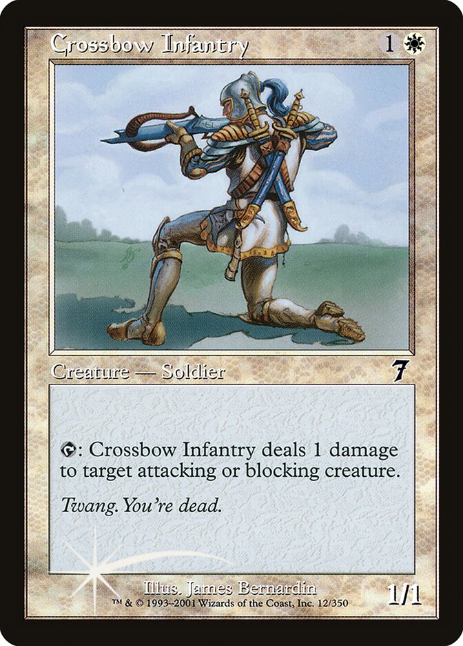 Crossbow Infantry 12★/350 (7th Edition)  - Foil | Good Games Morley