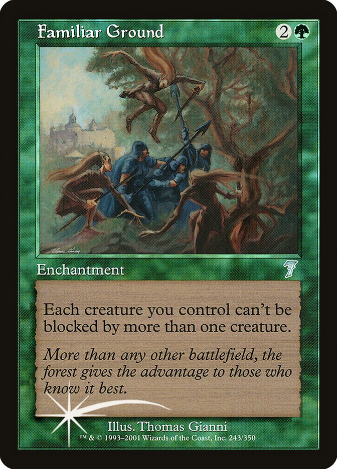 Familiar Ground 243★/350 (7th Edition)  - Foil | Good Games Morley