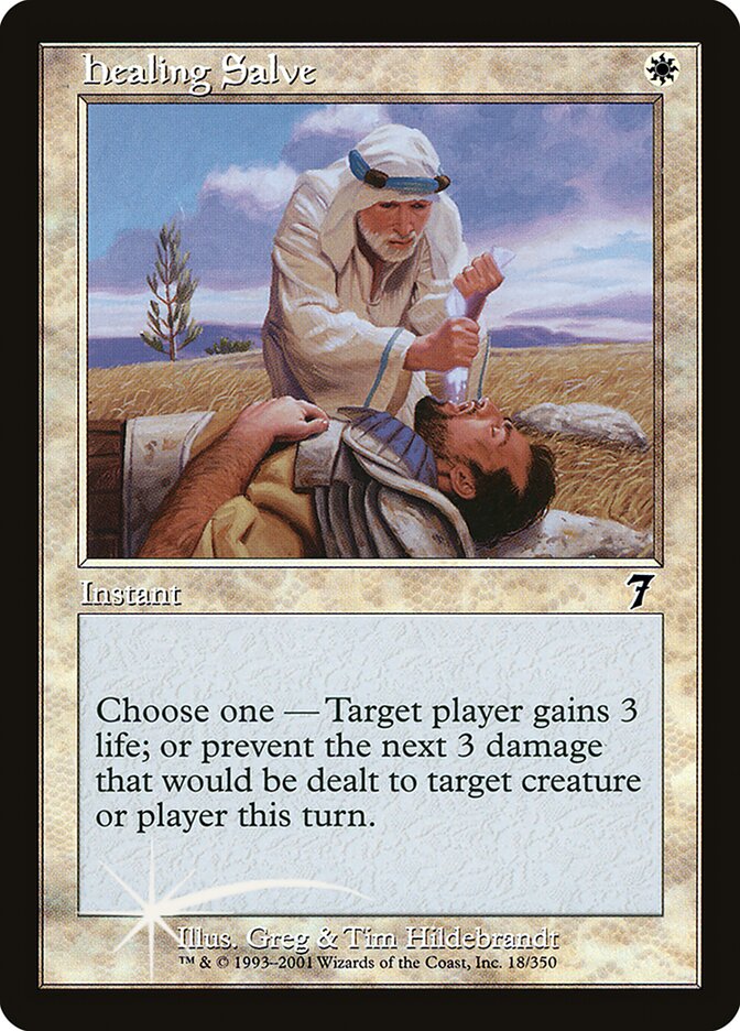 Healing Salve 18★/350 (7th Edition)  - Foil | Good Games Morley