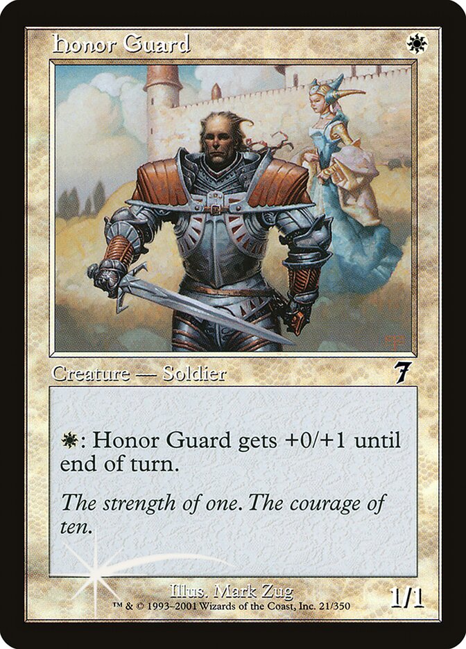 Honor Guard 21★/350 (7th Edition)  - Foil | Good Games Morley