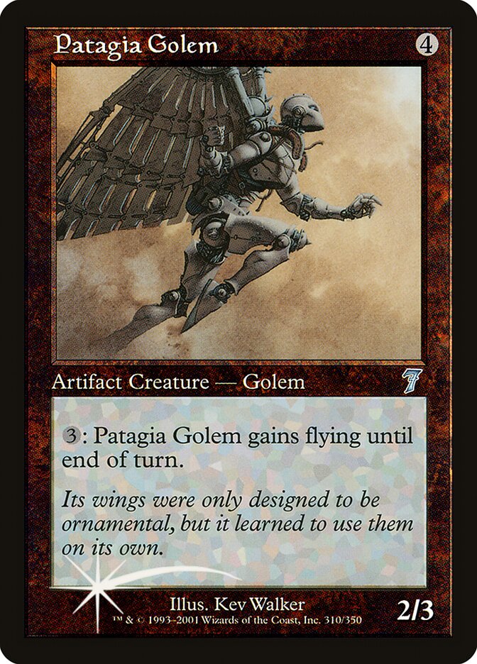 Patagia Golem 310★/350 (7th Edition)  - Foil | Good Games Morley