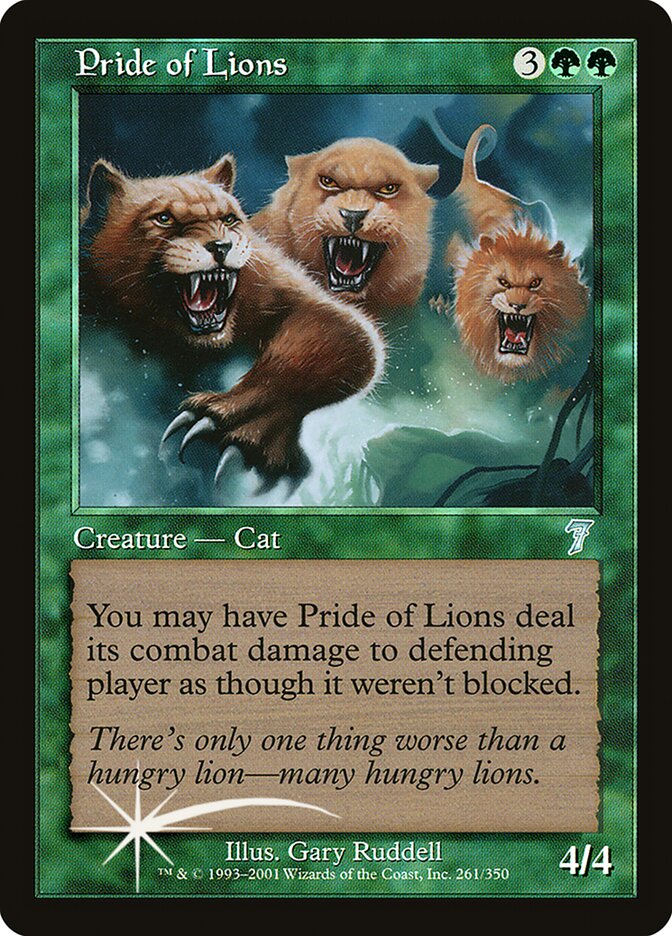 Pride of Lions 261★/350 (7th Edition)  - Foil | Good Games Morley