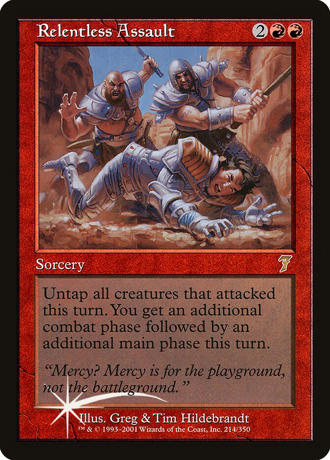Relentless Assault 214★/350 (7th Edition)  - Foil | Good Games Morley