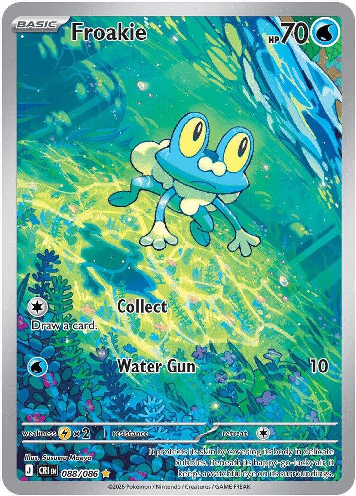 Froakie 088/086 (ME04: Chaos Rising)  - Holofoil | Good Games Morley