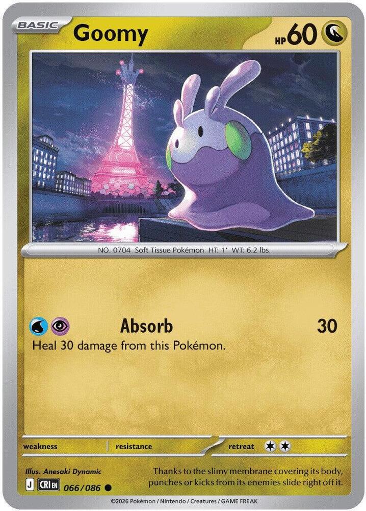 Goomy 066/086 (ME04: Chaos Rising)  - Reverse Holofoil | Good Games Morley
