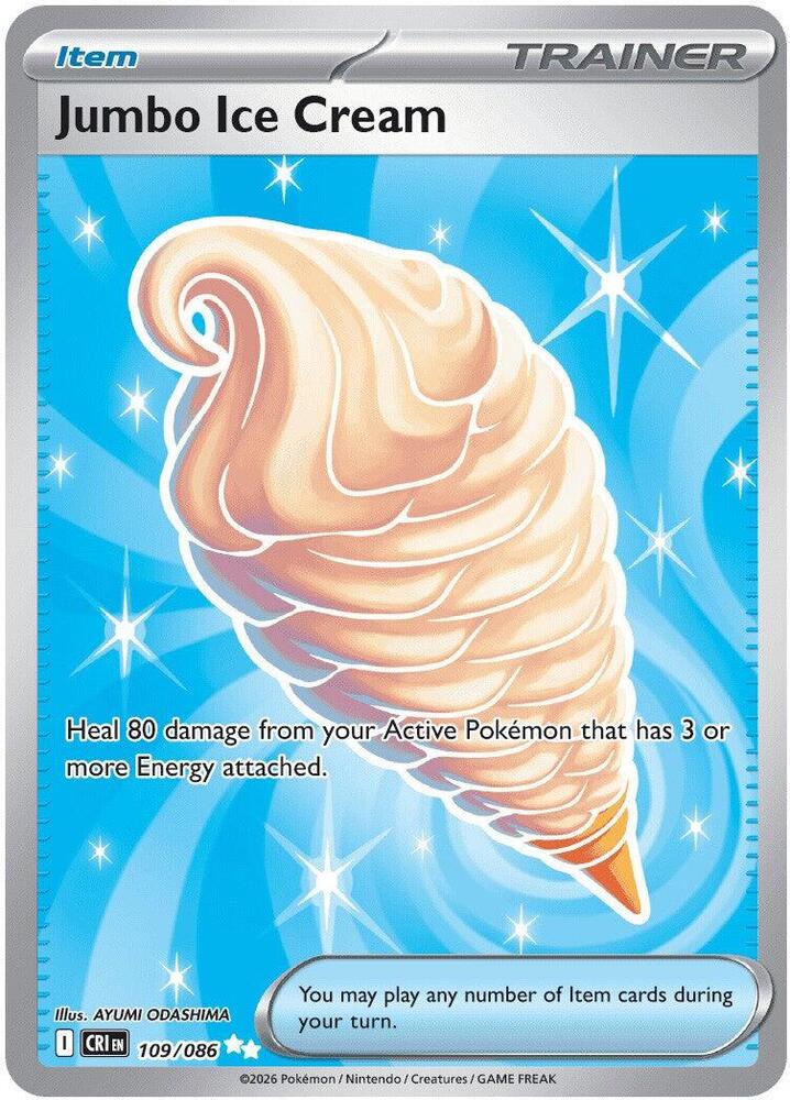 Jumbo Ice Cream 109/086 (ME04: Chaos Rising)  - Holofoil | Good Games Morley