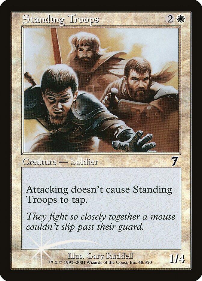 Standing Troops 48★/350 (7th Edition)  - Foil | Good Games Morley