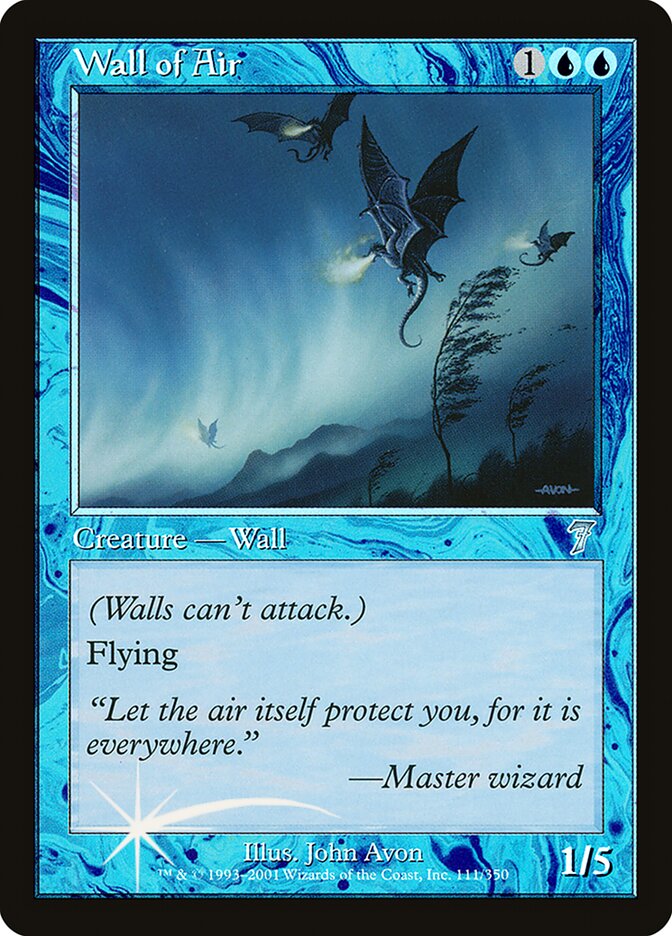 Wall of Air 111★/350 (7th Edition)  - Foil | Good Games Morley