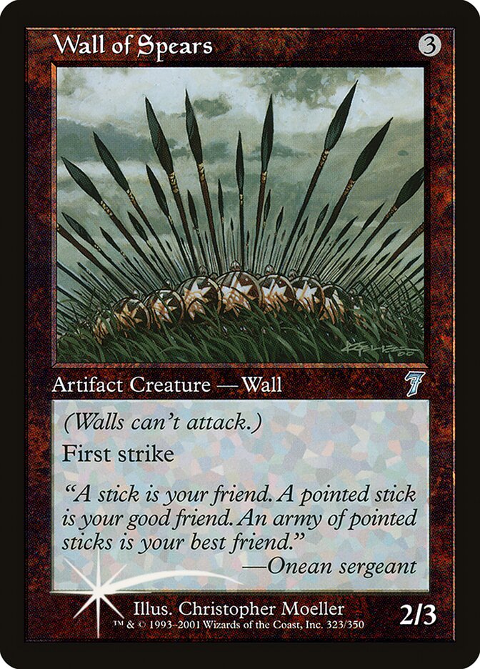 Wall of Spears 323★/350 (7th Edition)  - Foil | Good Games Morley