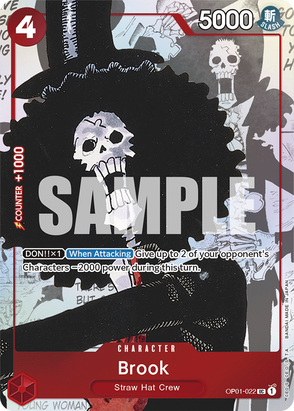 Brook (PCC 25th) OP01-022 (One Piece Promotion Cards)  - Alternate Art Foil | Good Games Morley