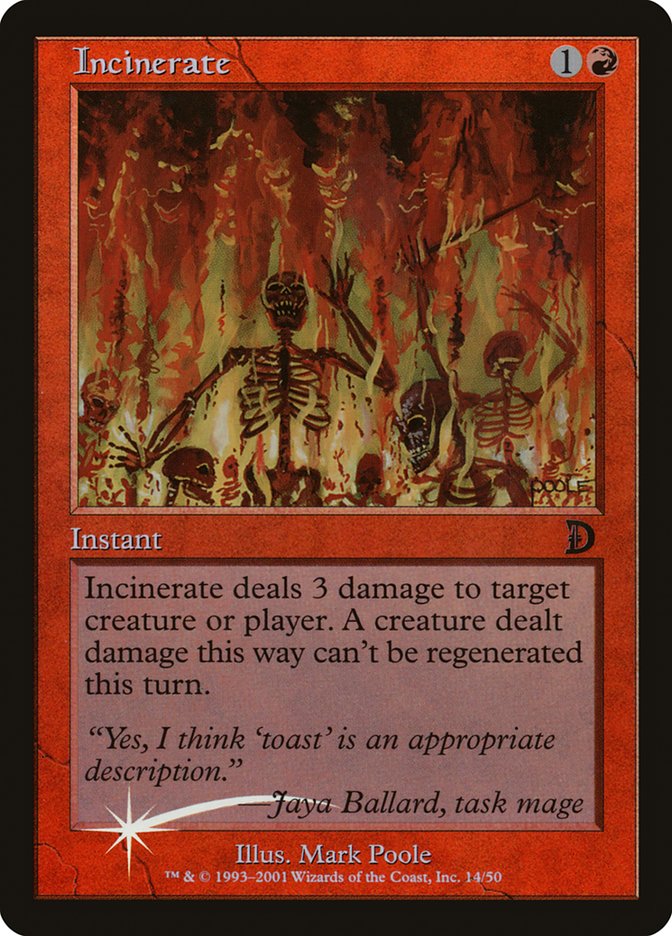 Incinerate 14★/50 (Deckmasters Garfield vs Finkel)  - Foil | Good Games Morley