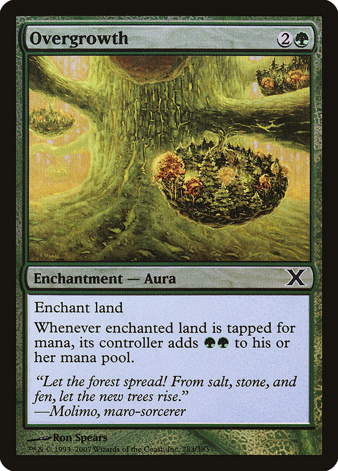Overgrowth 283/383 (10th Edition)  - Foil | Good Games Morley
