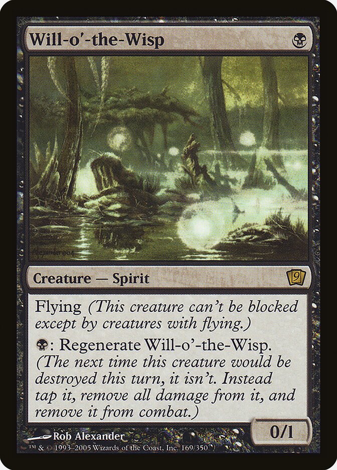 Will-o'-the-Wisp 169★/350 (9th Edition)  - Foil | Good Games Morley
