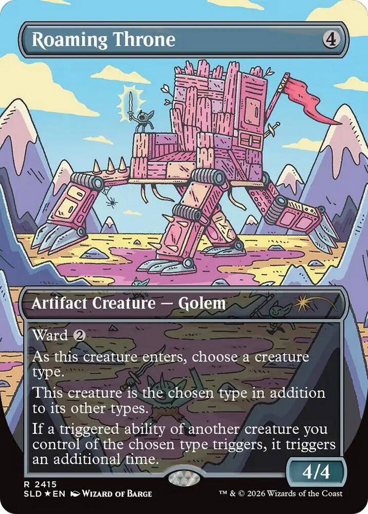 Roaming Throne 2415 (Secret Lair Drop Series)  - Borderless Foil | Good Games Morley